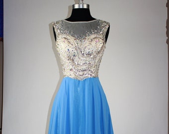 Meier Collection formal embroidery beaded evening gown