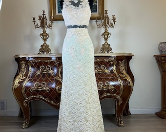 Meier Collection formal embroidery pageant prom dress