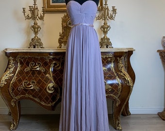 Meier Collection Pleated bodice bridesmaid formal prom dress