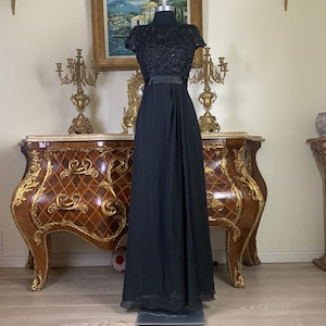 Meier Collection formal embroidery mother of bride evening dress