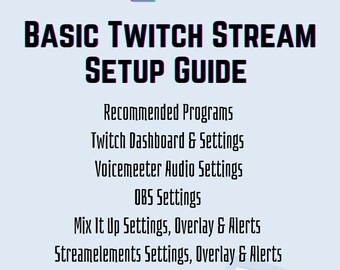 Guía básica de configuración de transmisión digital de 15 páginas
