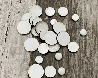10 sets stud earrings, Sublimation hard blanks, stud earring blanks, cufflink blanks, 0.5 in circle for earrings, round stud earring blanks