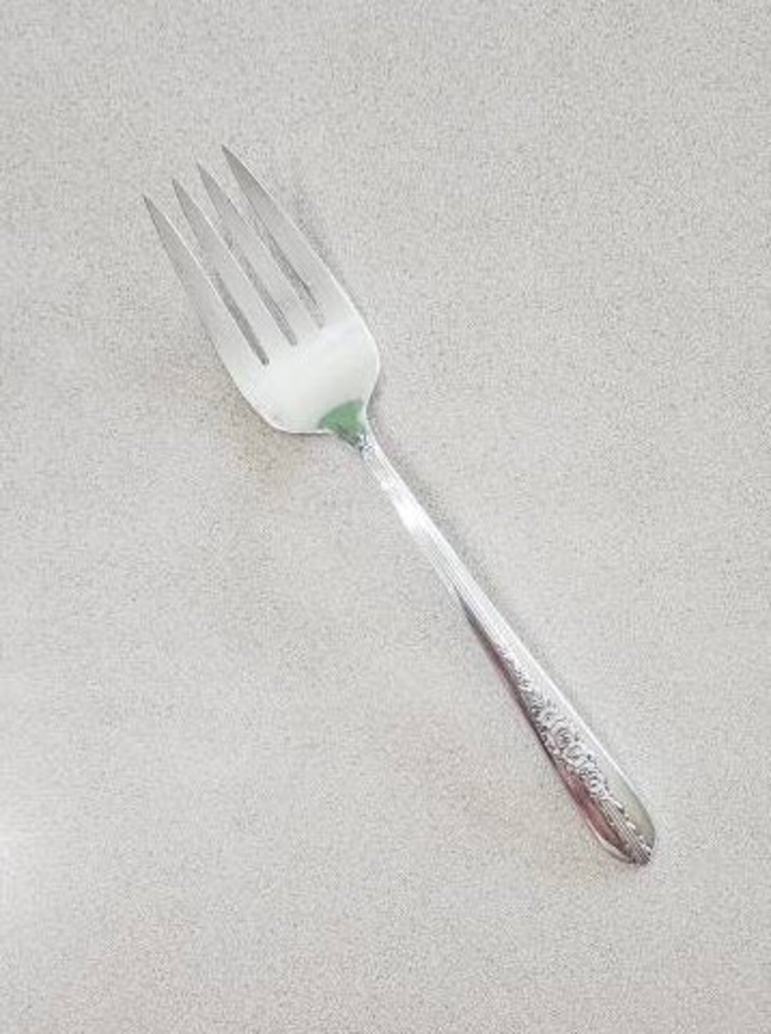 Vintage 1939 ROYAL ROSE Meat Fork by Oneida Nobility Plate Etsy