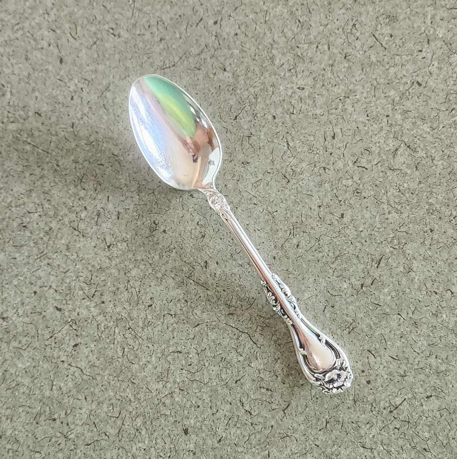 Antique 1901 HANOVER Silverplate Teaspoon by Wm A Rogers SXR. 6