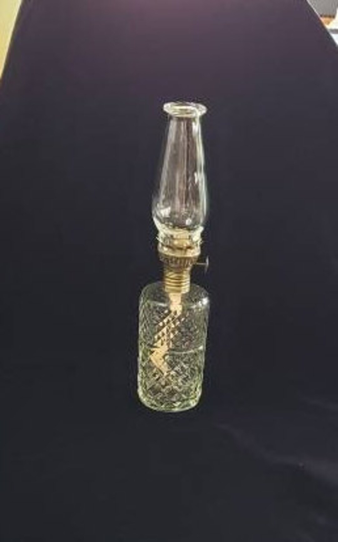 Mid Century Wexford Miniature Oil Kerosene Lamp, Complete With Globe