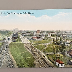 Vintage IDAHO ANSICHTKAARTEN uit 1900, 6 historische scènes. Geweldige geschiedenis! Sommige kaarten gebruikt en sommige gemaild.
