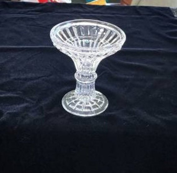 Vintage Polish Crystal Candlestick Made to Hold a Candles of Etsy