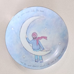 Vintage FLAVIA The Dream Maker Sammelteller 1988 von Flava Weedn, Willitts Galleries. 21 cm Durchmesser. Keine Beschädigungen.