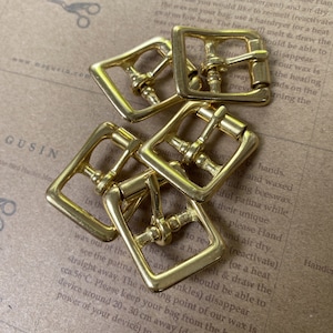 Solid Buckles - Brass or Stainless Steel