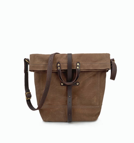 Buy Waxed Canvas Tote (with TOP Closure) Online in India