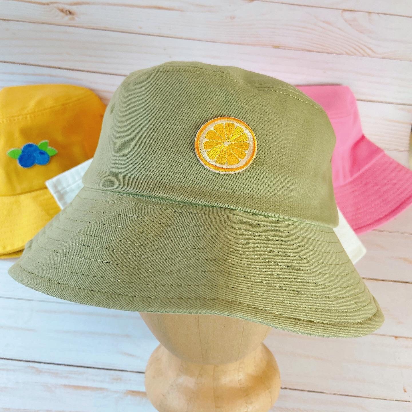 Fruit Bucket Hat Embroidery Design Bucket Hat Peach Hat Etsy