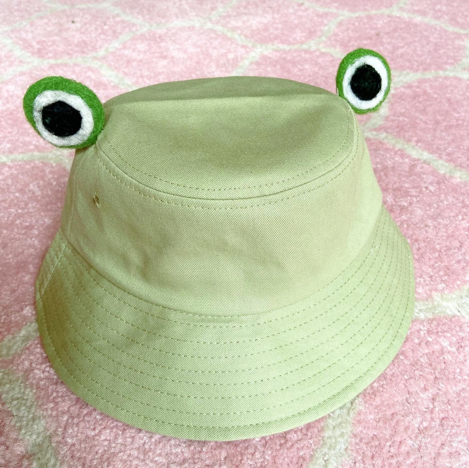 Frog Bucket Hat Green Bucket Hat Hat for Spring Bucket Hat Etsy