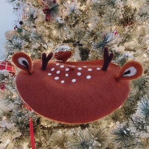Deer Antlers Beret, Beret Hat, French Beret, Wool Beret, Tam Hat, Beret for Girl, Beret for Women, Beret for Baby, Beret for Kids