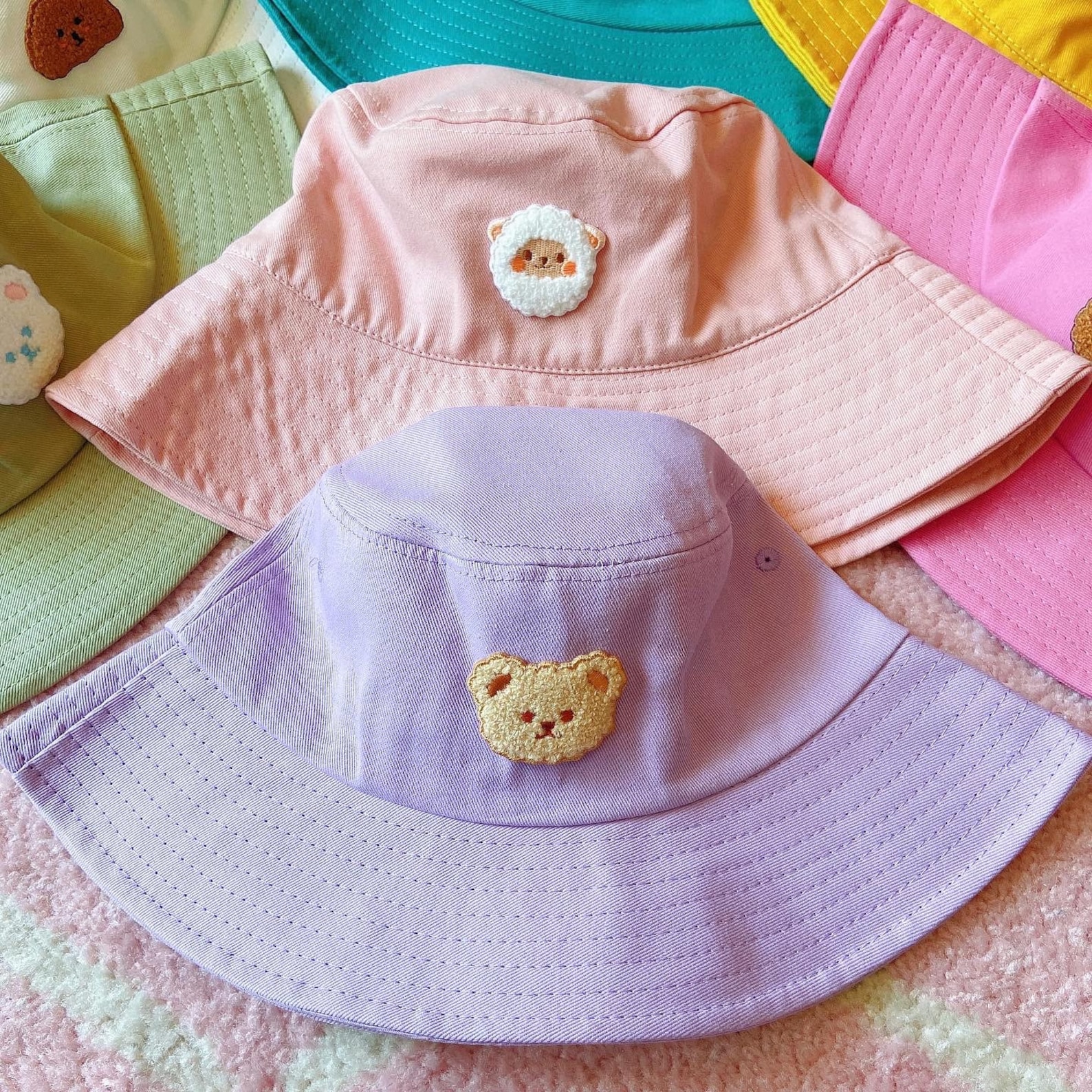 Bucket Hat Embroidery Design Bucket Hat Bear Hat Dog Hat Etsy