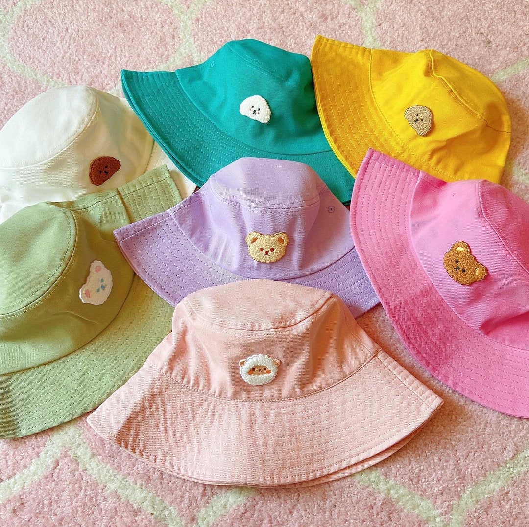 Bucket Hat Embroidery Design Bucket Hat Bear Hat Dog Hat Etsy
