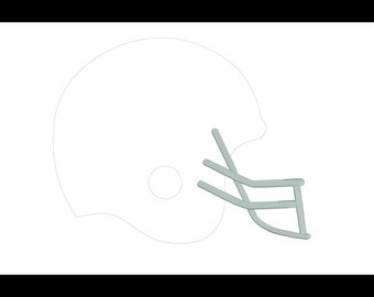 Football Sequin Applique Embroidery Design Football Helmet Digital Download Machine Embroidery File for Football Moms