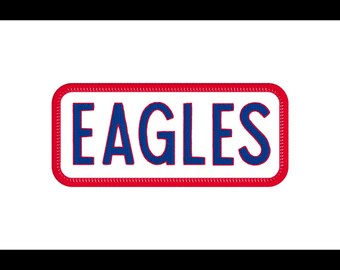 Eagles-patchbestand borduurhoed, machineborduurbestand, patchontwerp truckerhoed
