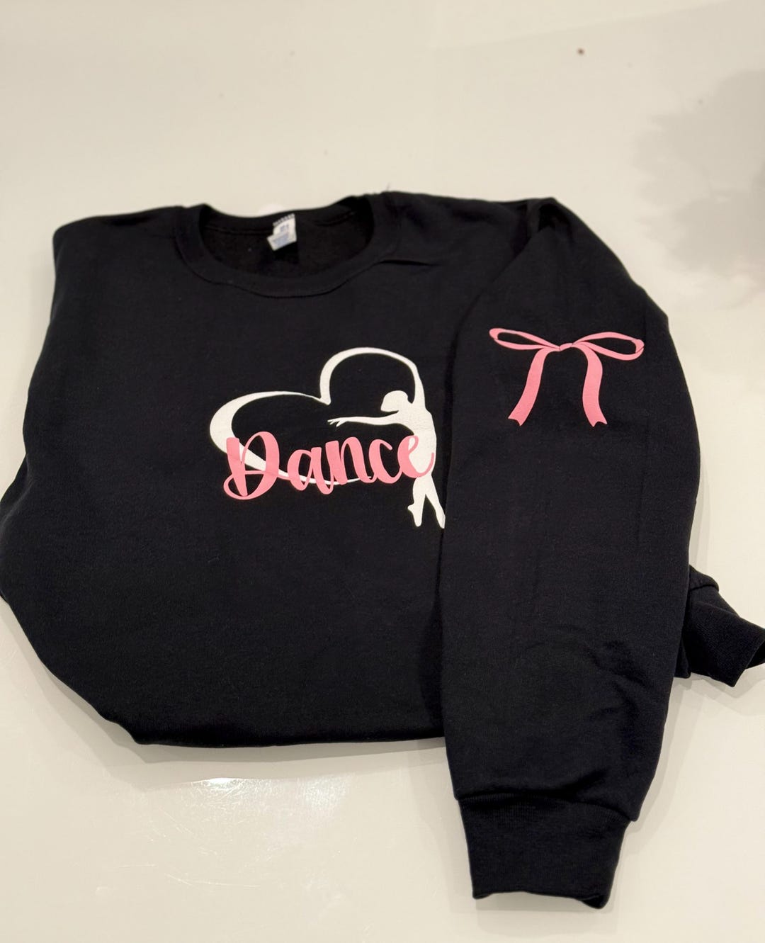 Black Dance Tracksuit: Custom Crewneck & Sweatpants Set - Etsy