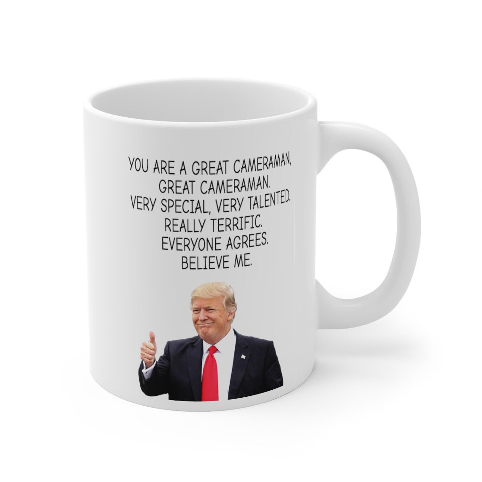 Cameraman mug Cameraman gift funny donald trump gift mug for | Etsy
