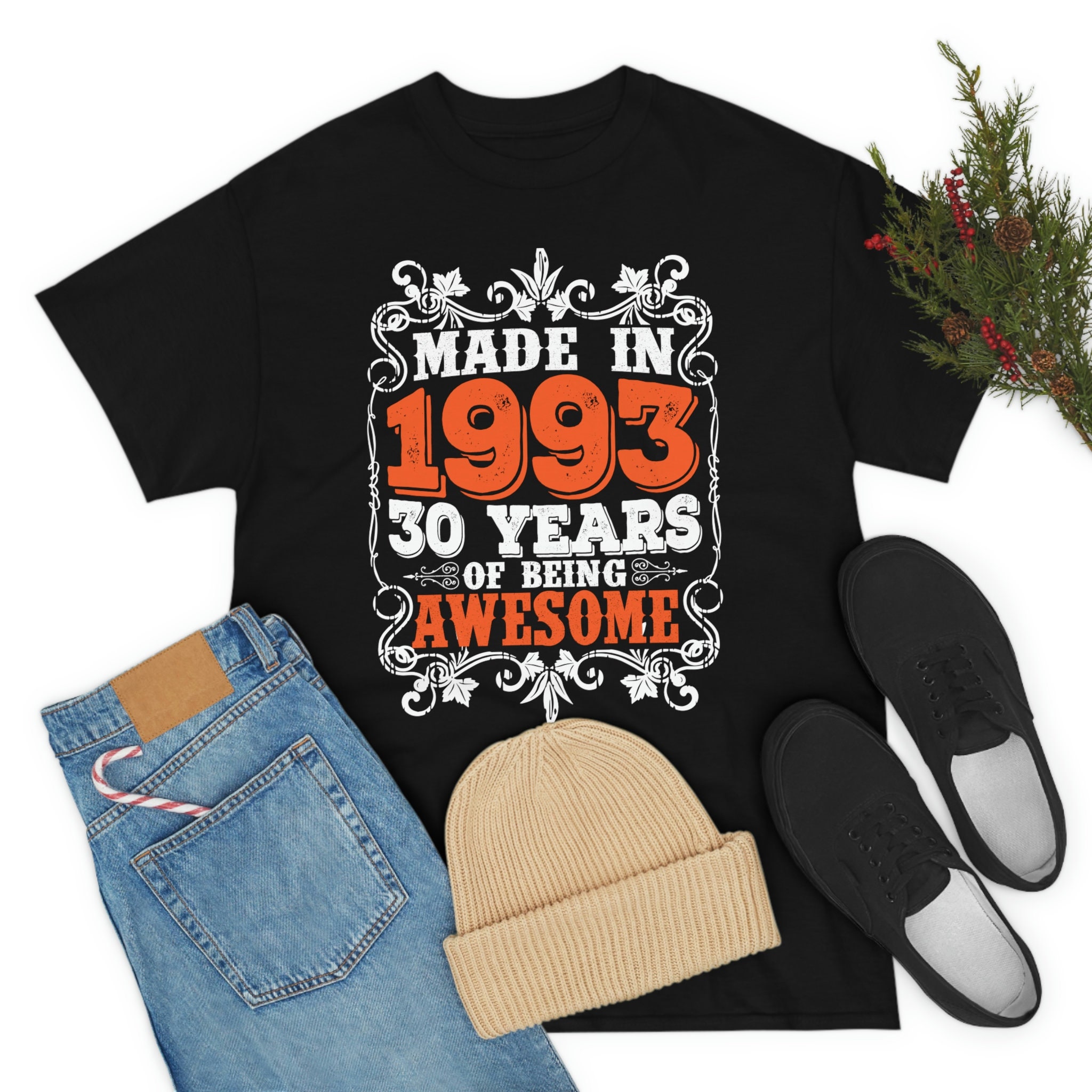 Made in 1993 Shirt, 1993 Birthday Shirt, 1993 Birthday Gifts Shirt