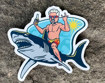 Flavortown Shark Guy Fieri Magnet