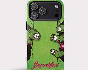 Monster Hand Halloween Phone Case, Spooky Spirit, Personalized Fall Cover