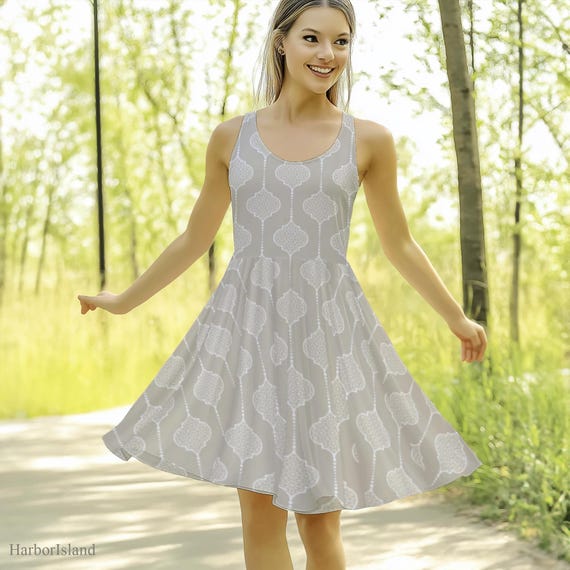 Dress for Women Sun Dress Skater Style Dress Summer Casual Day