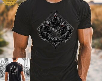 Wizard T-Shirt: Dark Fantasy Mage - Soft Bella Canvas Tee