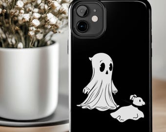 Ghost Dog Halloween Phone Case - Spooky Design