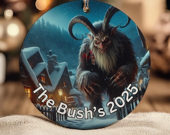 Décoration de Noël personnalisée Krampus, décoration gothique d'arbre d'horreur