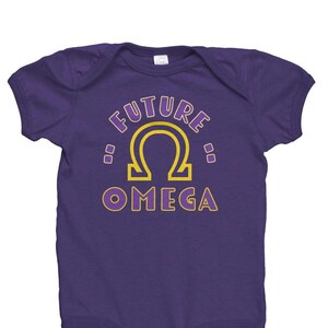 Zukunft Omega Baby Body mit kurzen Ärmeln, Baby Geschenk für Omega Vermächtnis, Geschenk für Brüderlichkeit, Baby-Dusche-Geschenk