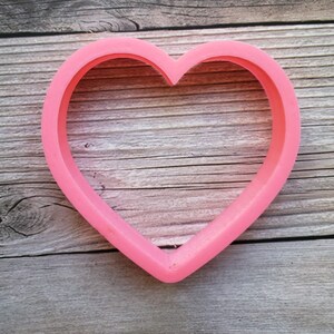 Heart Cookie Cutter, Heart Fondant Cutter, Heart Clay Cutter