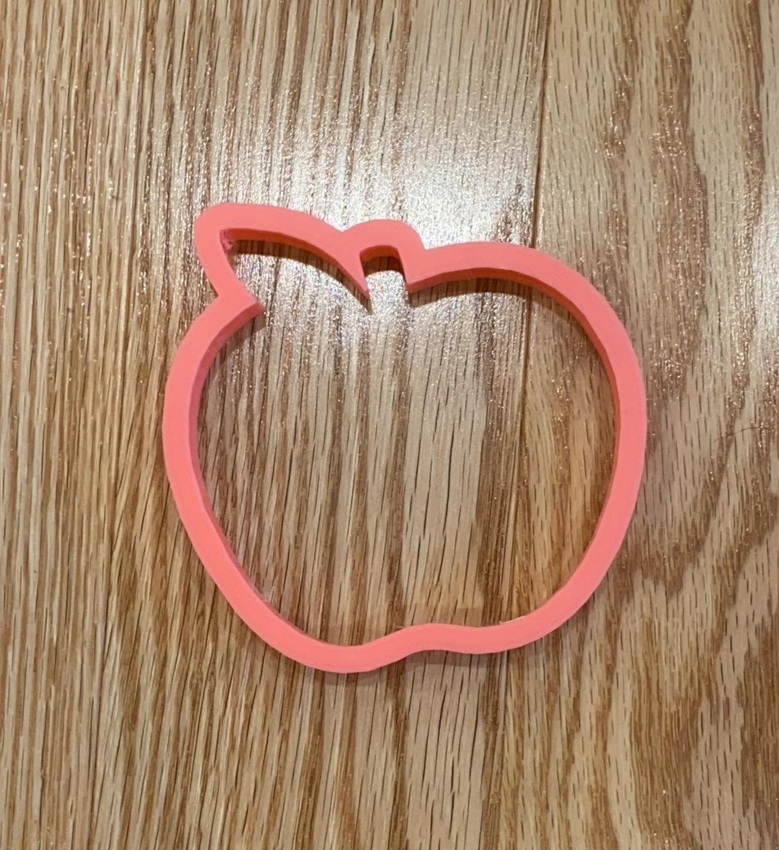 Apple Cookie Cutter, Apple Fondant Cutter, Apple Clay Cutter Etsy