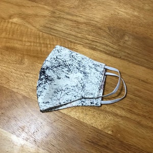 Máscara facial / Anti polvo / Mezcla de algodón lavable / Reutilizable / Semi 3D Adult Triblend Face / ENVÍO A EE. UU. Al día siguiente