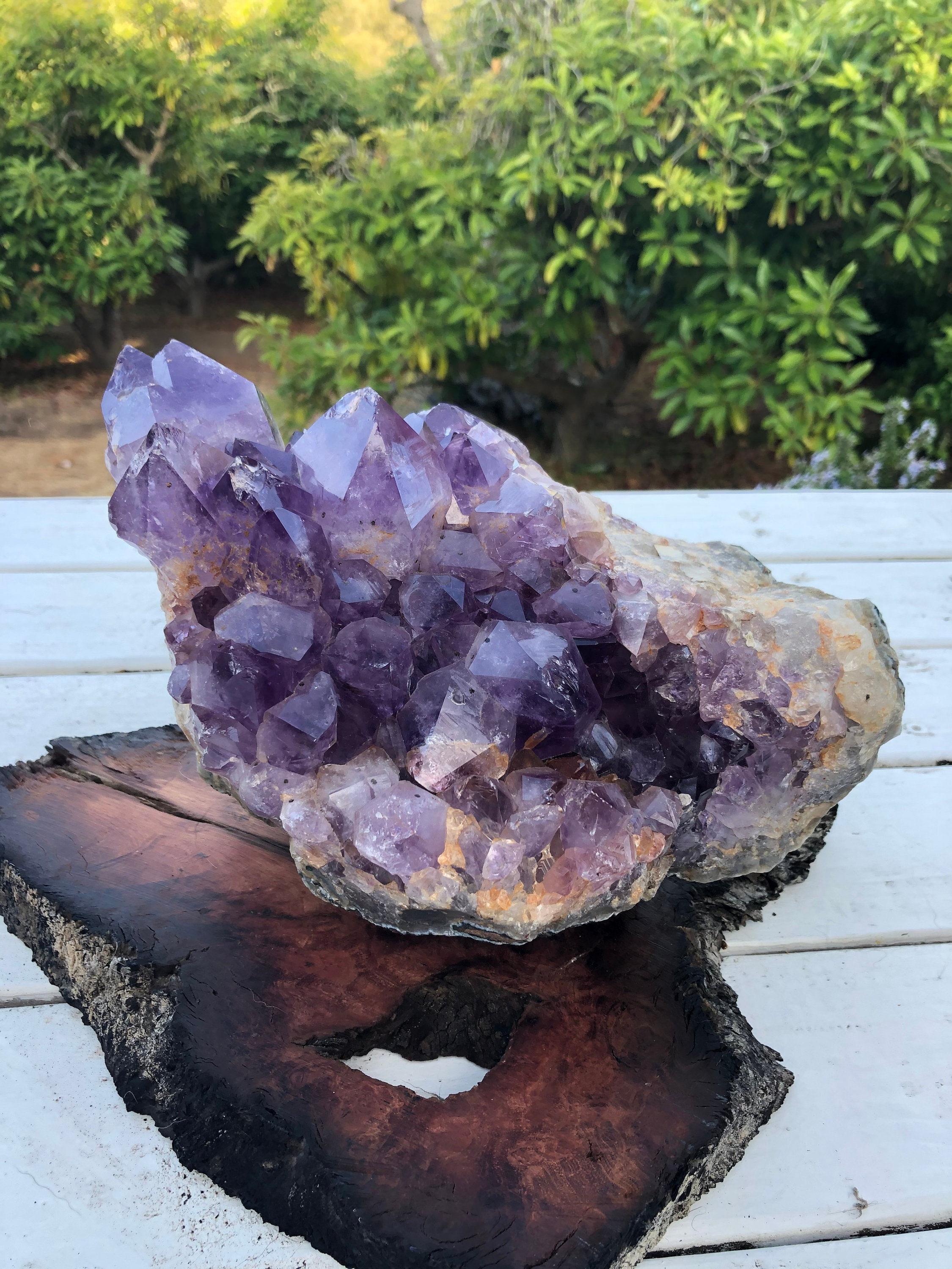 Amethyst with sales black specks