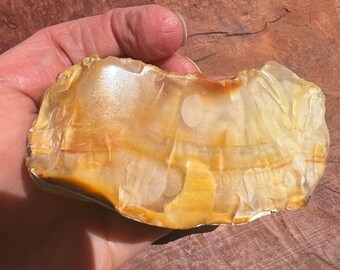 Carnelian Agate Free Form, Carnelian with Moons, Partially Polished with full and crescent moons, Moon Altar Stone Carnelian Agate