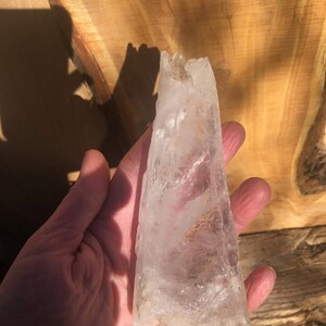 Self Healed Diamantina Cathedral Point, Raw, Natural Diamantina Quartz Crystal