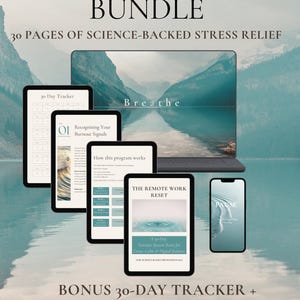 Remote Work Reset Bundle: Somatic Vagus Nerve, ADHD Executive Function Guide, Burnout PDF