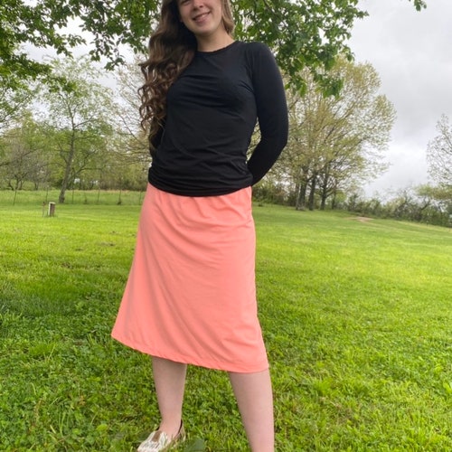 Extended Length Athletic Skirt Etsy