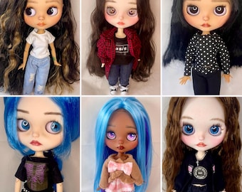 Muñeca Blythe personalizada "Mini Me" hecha a pedido