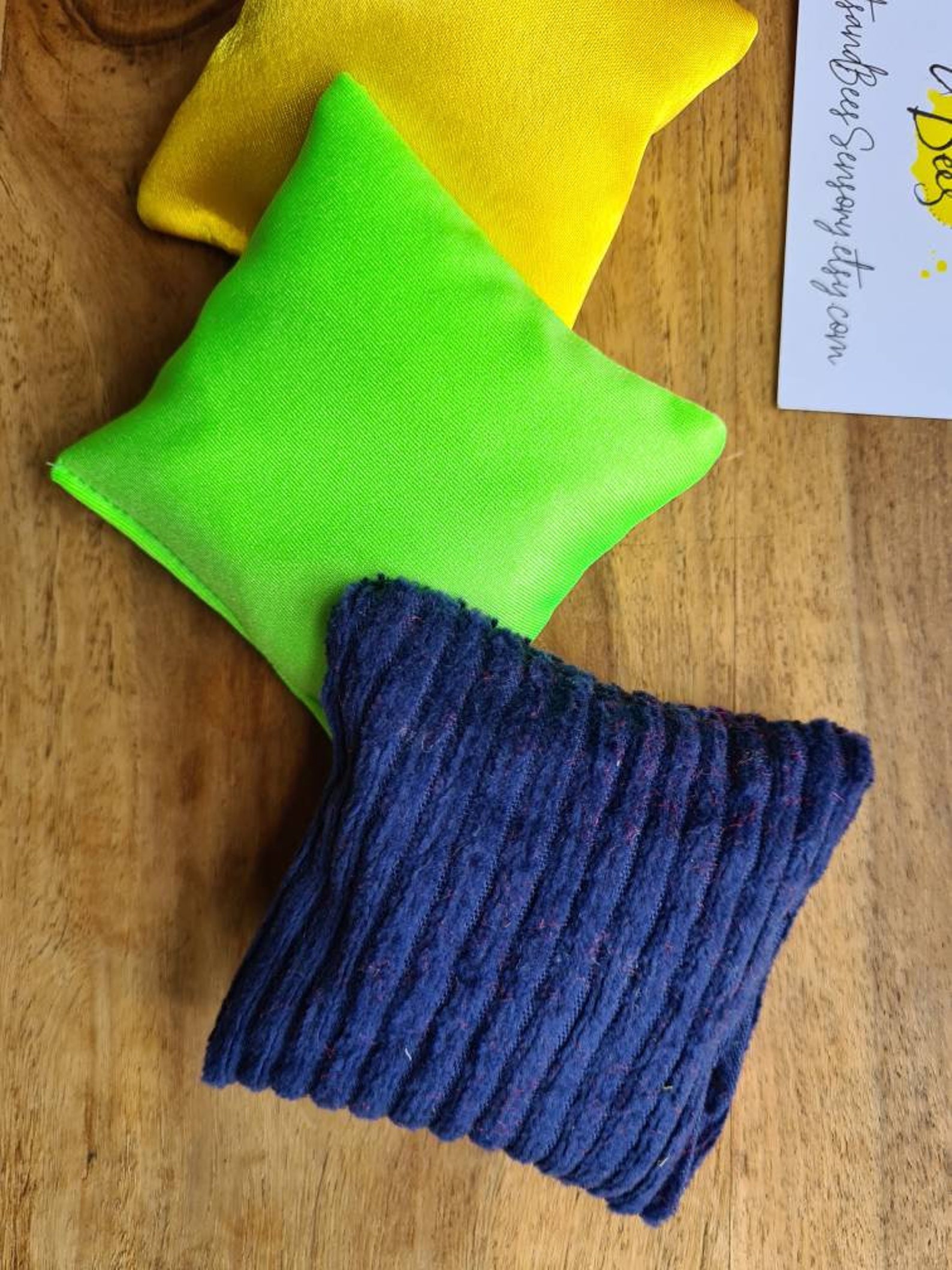 Textured Rainbow Bean Bags Weighted Bean Bags Sensory Bags Etsy