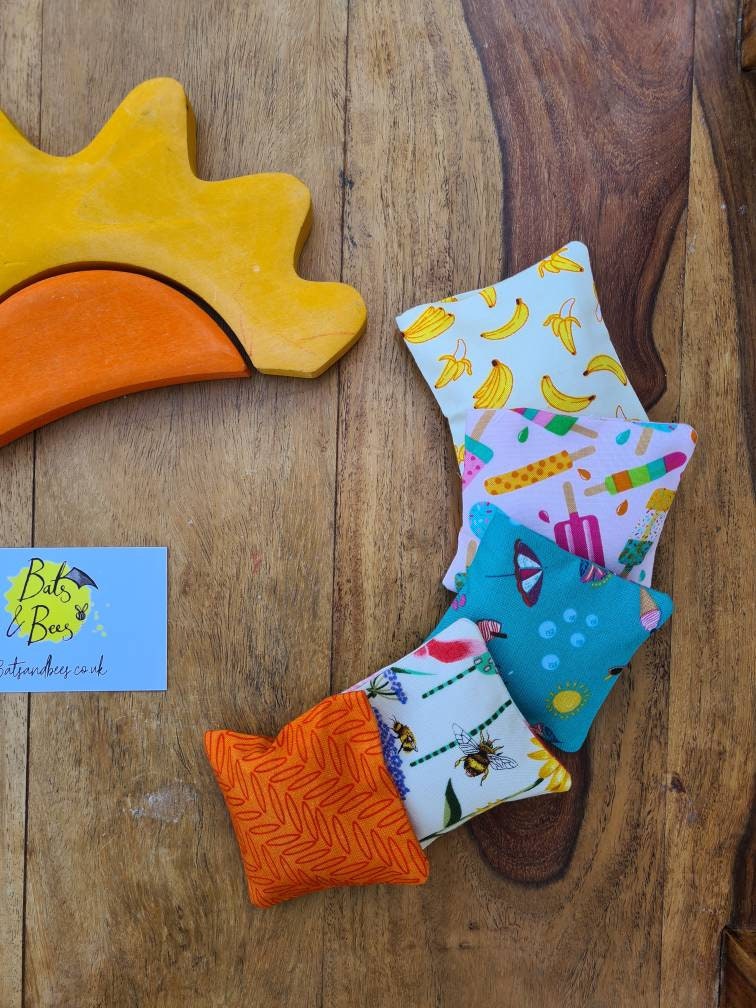 Summer Scented Bean Bags Weighted Bean Bags Sensory Bags Etsy