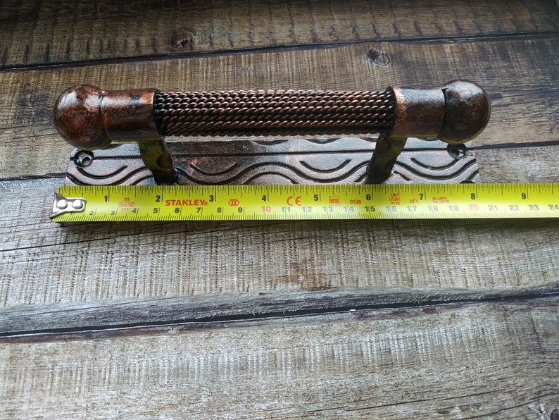 Wrought hardware, Iron door handle Rustic forged handle Barn door handle Metal handle Hand forged handle Metal forged handle