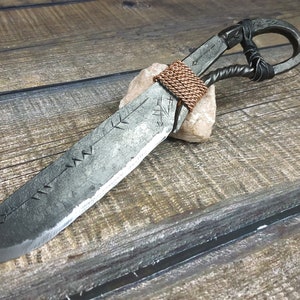 Hand forged knife, Hunting knife, Viking knife, Custom knife Gift for man