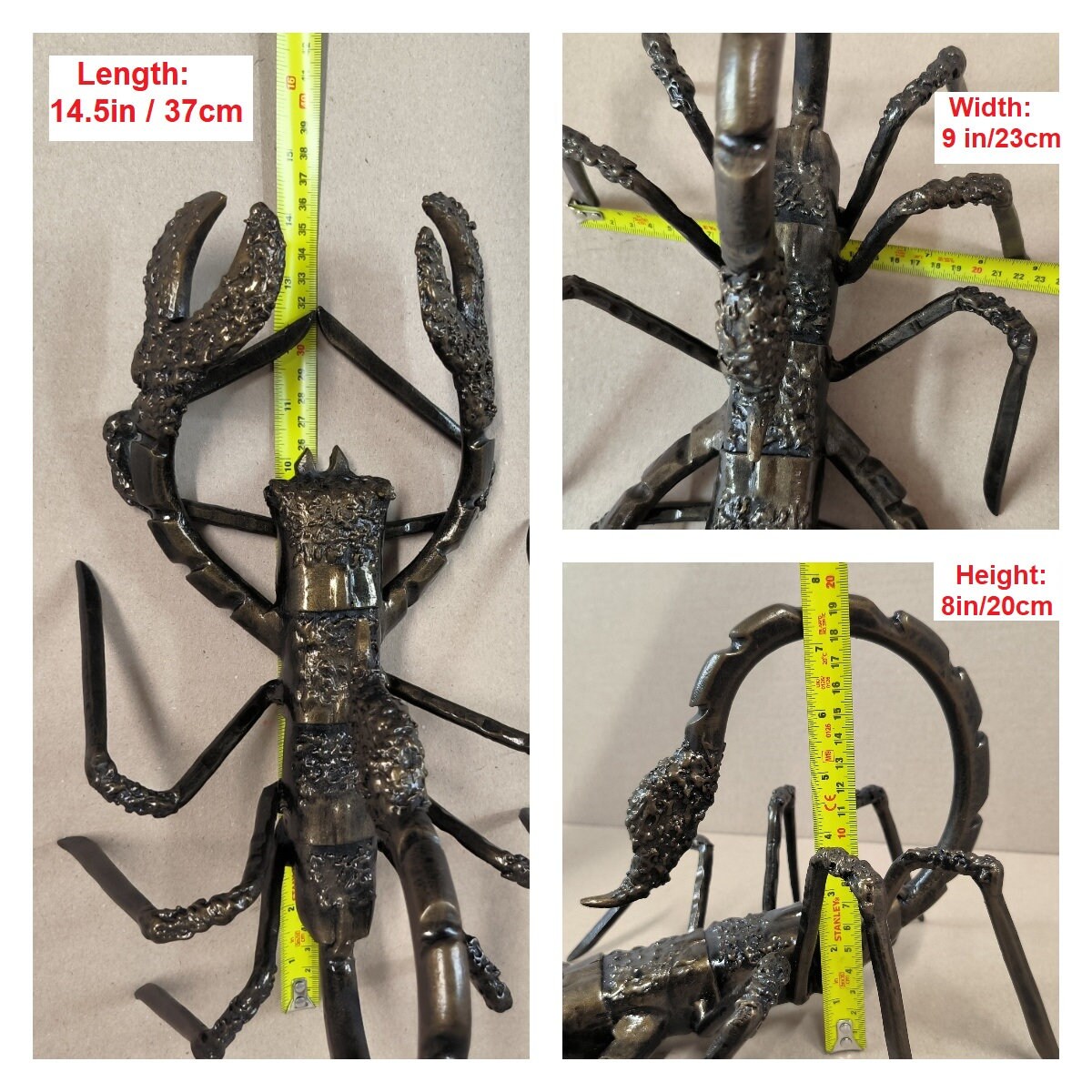 金属製サソリ、サソリの像、室内装飾 - Etsy 日本