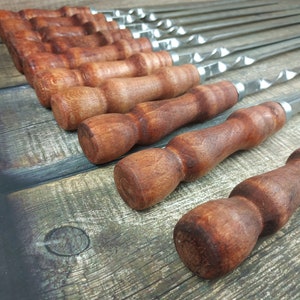 Grilling Set, Grill Tools, Husband Gift, Grilling Gift, Hand Forged, Iron Gifts, Birthday Gift, Steel Gift, Stainless Steel Skewers