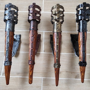 Aplique de parede, Lanterna de parede, Tocha de arandela Viking, Tocha de arandela medieval, Lanterna Viking, Lanternas de parede, Arandelas de ferro forjado, Lanterna medieval
