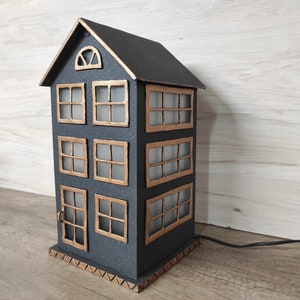 Handmade Wrought Iron Lantern Lamp: Medieval Style Bedside Night Light