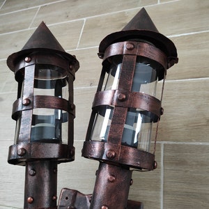 Outdoor wall light, outdoor lighting, outdoor torch