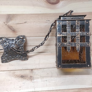 Medieval pendant light, Antique celling latern, Ceiling light, Rustic ceiling fixture, Farmhouse ceiling light fixture, Gothic lighting